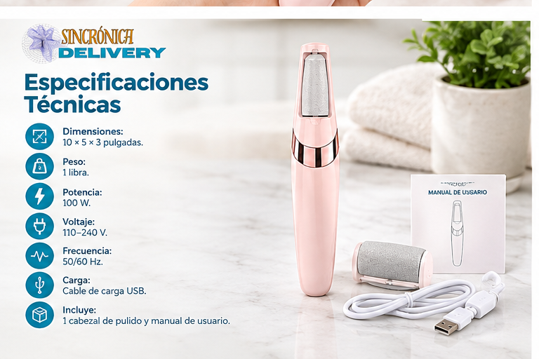 Removedor de  Callos Eléctrico