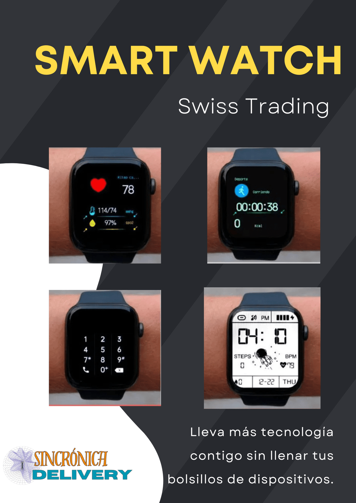 Swiss Trading Smart Watch X8