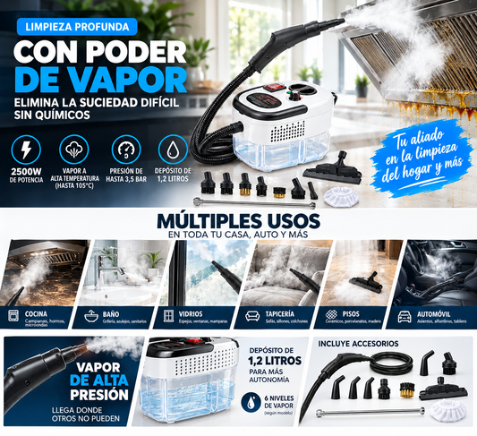 LIMPIADOR A VAPOR DE ALTA TEMPERATURA